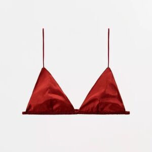 Zara silk bralette Valentine 💌